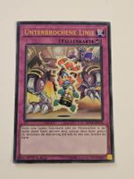 Unterbrochene Linie - Fallenkarte - Ultra Rare Yugioh Karte