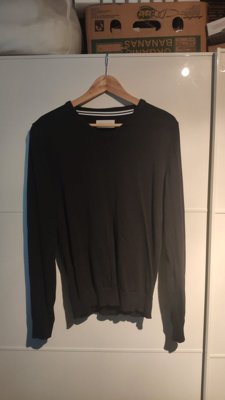 Maglioni & Felpe: Pier One pullover schwarz V-Neck gebraucht – Usato da Zürich venduto da Engiadina75