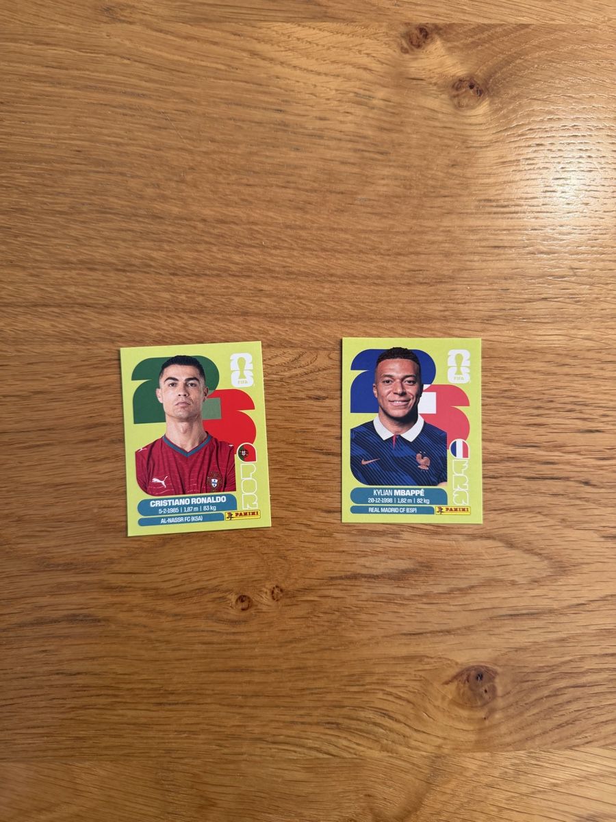 Panini Carte collezionabili: Panini 26 - Ronaldo, Mbappe – Nuovo (secondo la descrizione) da Frauenfeld venduto da Leandro2130