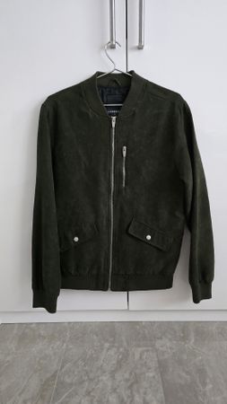 Herren Bomberjacke Grösse M, Wildlederoptik, Übergangsjack