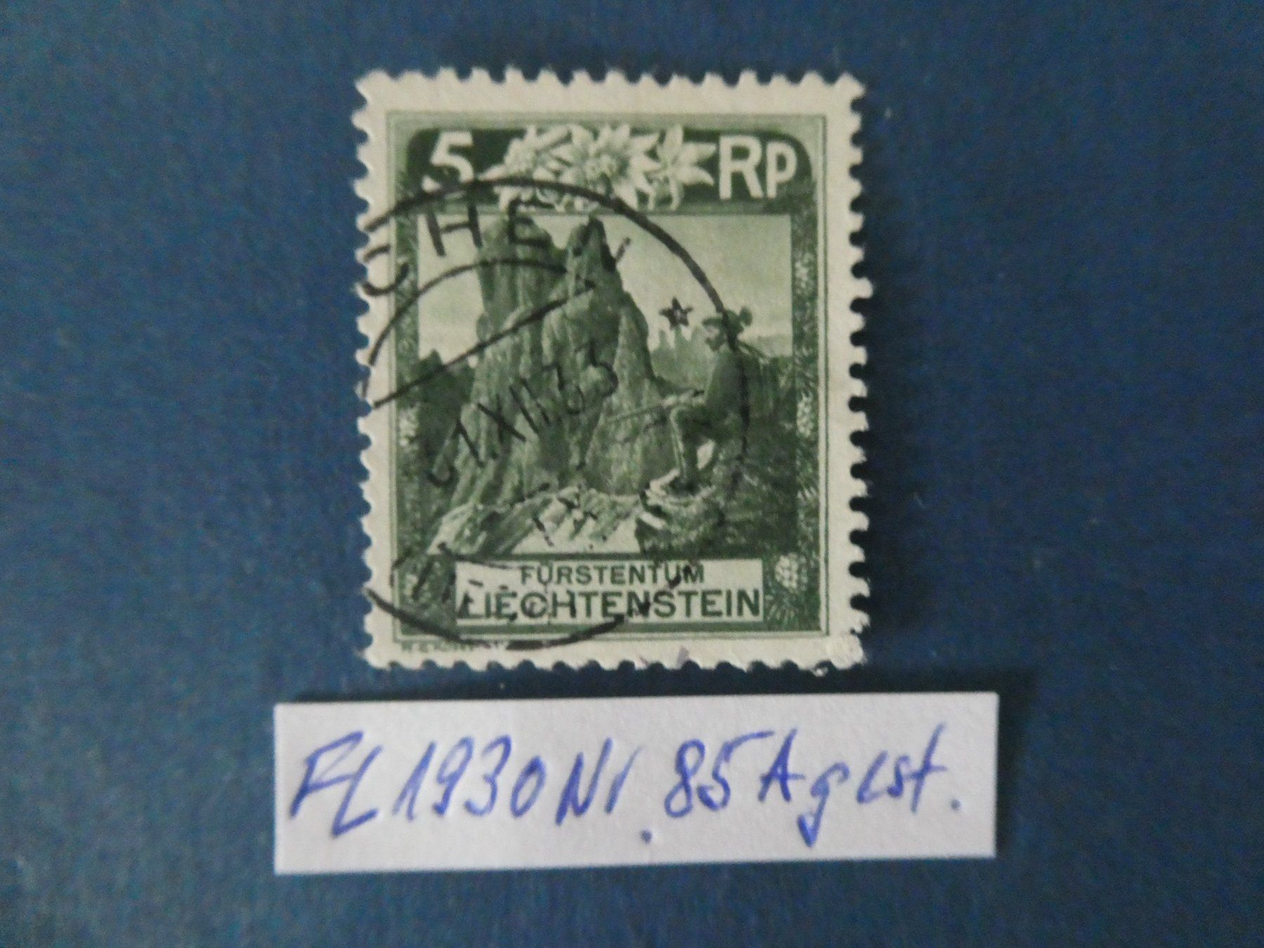 Tutti i francobolli: FL 1930 Nr. 85A gestempelt – Usato da Lausen venduto da Herbamare01