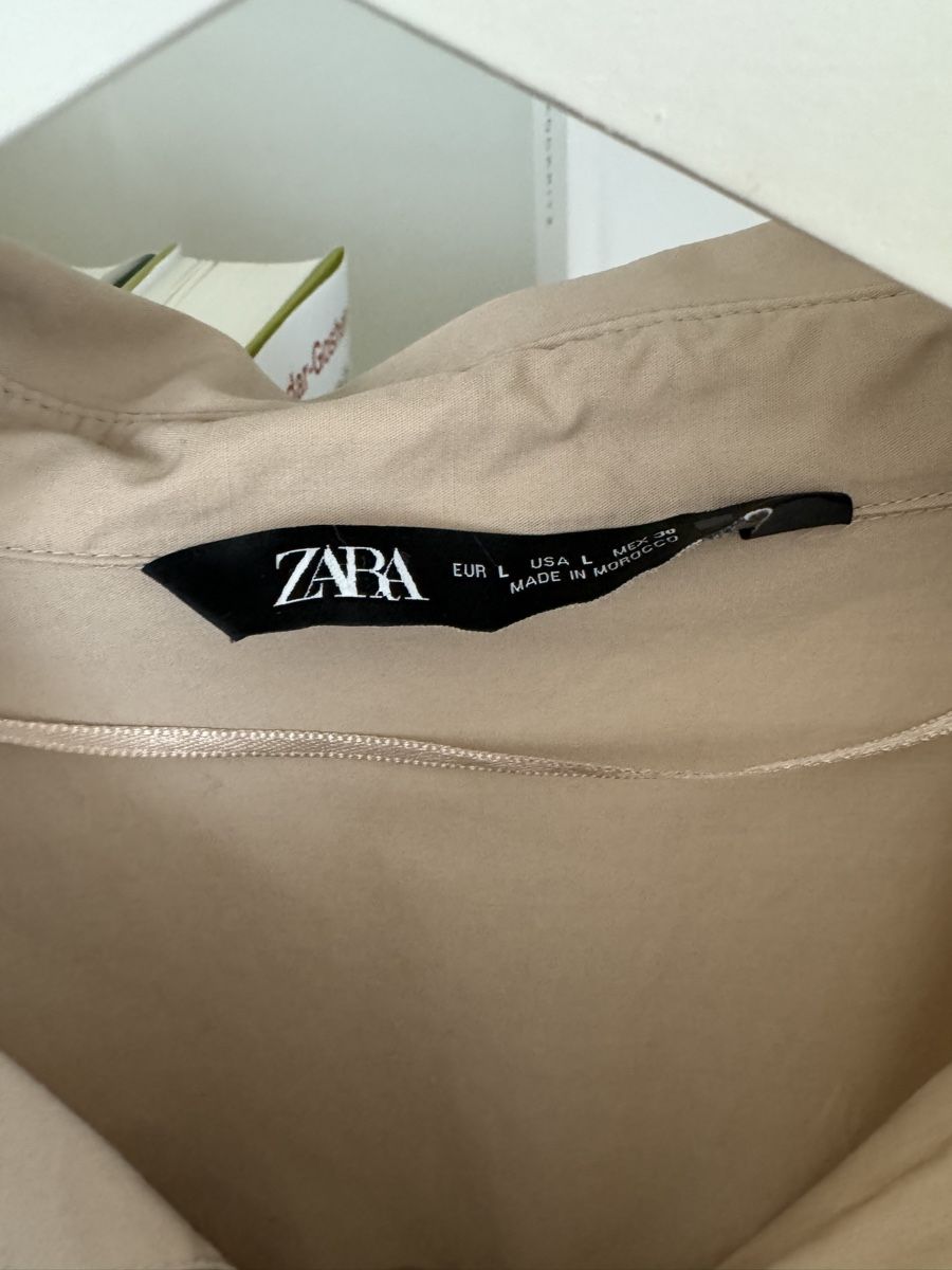 Zara Blusen: Zara Oversized Bluse, Beige, Grösse L - Neu – Neu (gemäss Beschreibung) aus Zürich von Lela_ 1