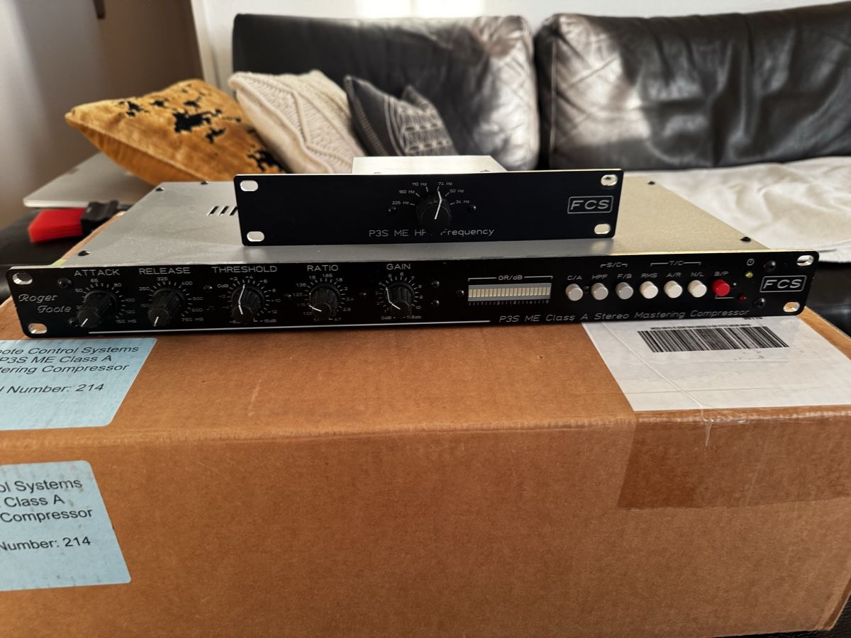 Strumenti musicali: Foote Control Systems P3S ME Class A Mastering Compressor – Usato da Zürich venduto da 1cut2 1