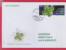 FDC, VIEL GLÜCK, 19.11.2003, GLÜCKSBRINGER