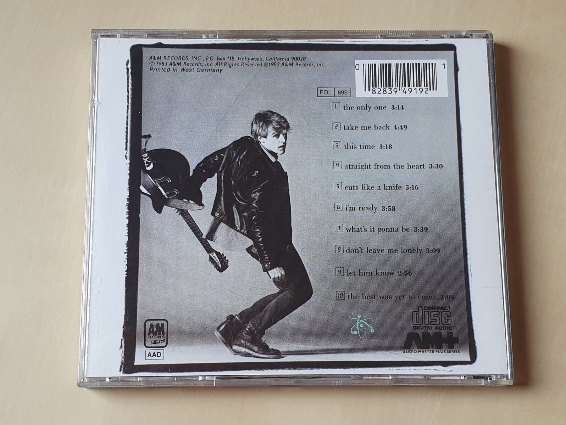 CD: Bryan Adams cuts like a knife – Usato da Stansstad venduto da collectorsshop 1