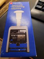 Nummeriermaschine Rexel automatisch, Dokumentennummerierung