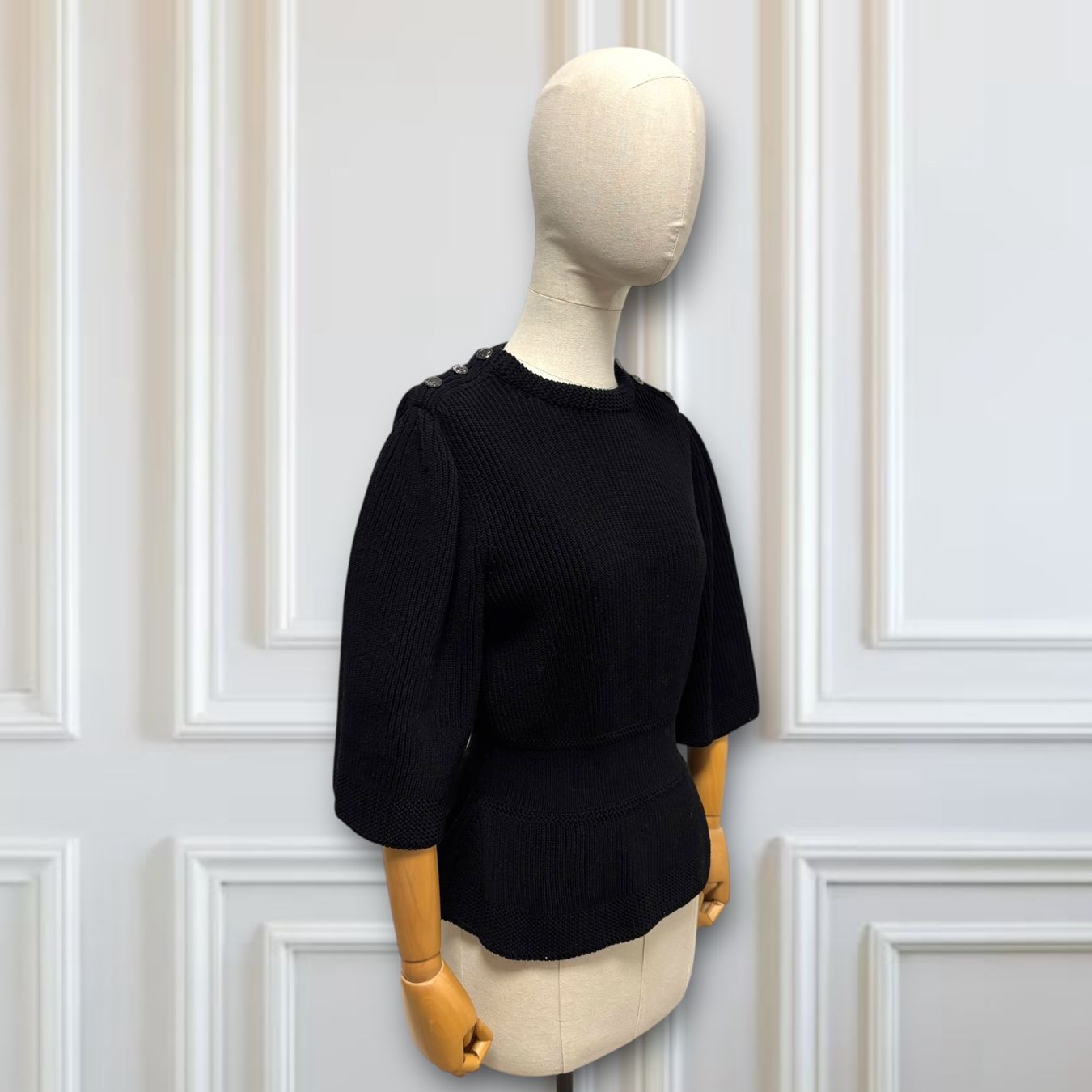 Chanel Maglioni & Felpe: CHANEL Strickpullover schwarz Gr. 42 – Usato da Binningen venduto da Designerlabels 1
