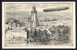 Grosser Feldberg, Zeppelin über dem Gip