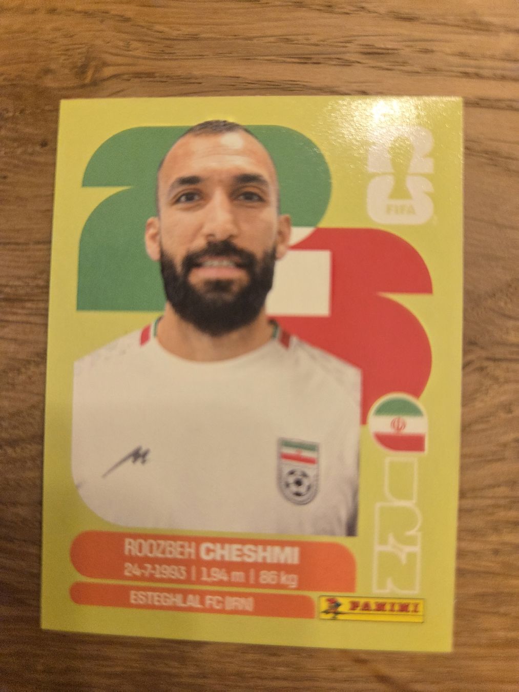 Panini Carte collezionabili: Panini Sticker 2026 IRN 15 – Nuovo (secondo la descrizione) da Luzern venduto da .Skylake.