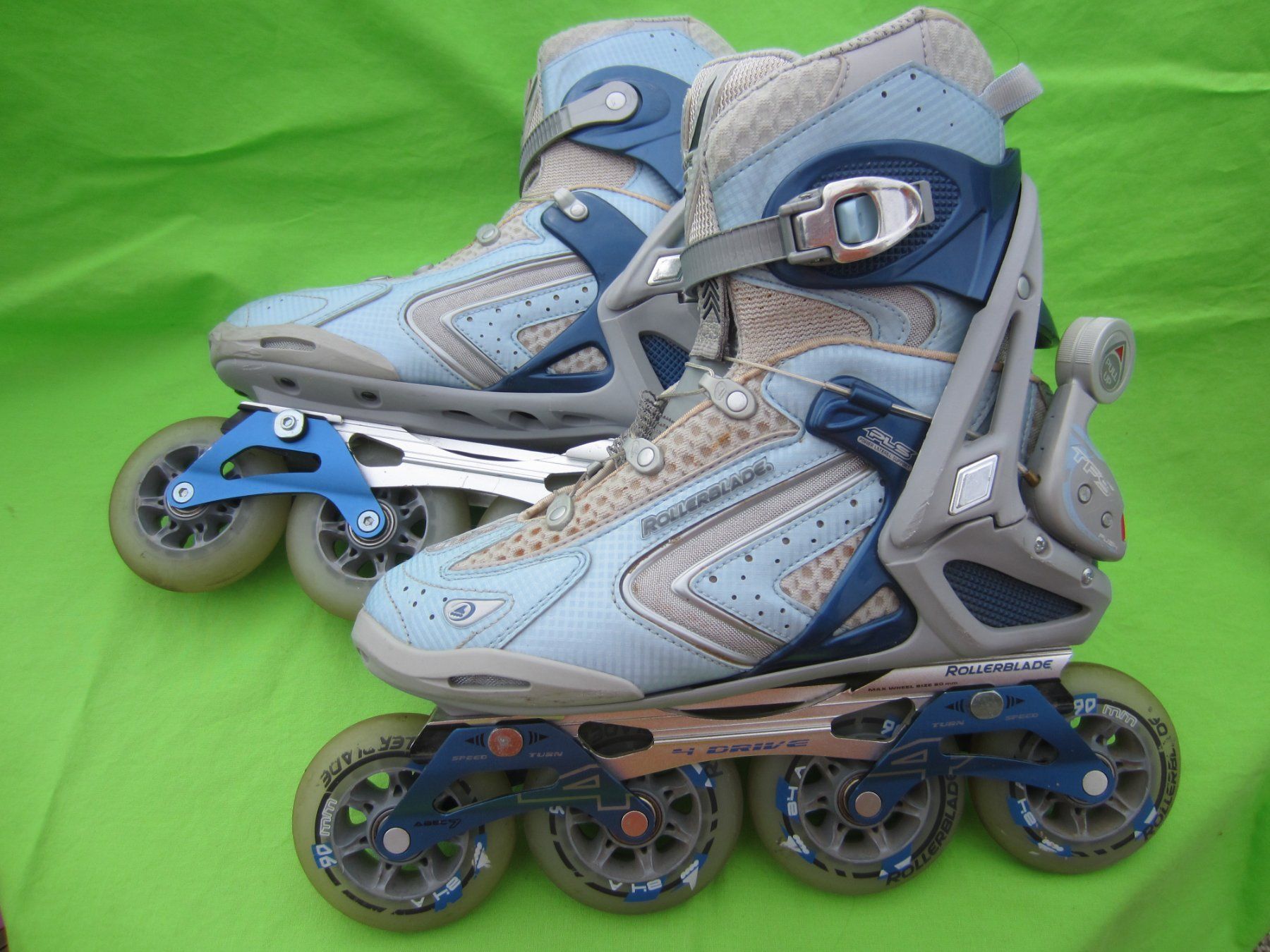 Pattini in linea & Pattini a rotelle: ROLLERBLADE INLINESKATE ACTIVA 4D Gr. 42.5  / 27.5cm ABEC 7 – Usato da Sursee venduto da Tschiger 1