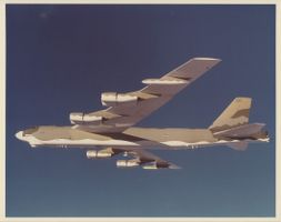 Pressefoto Boeing B-52H USAF auf Kodak Fotopapier