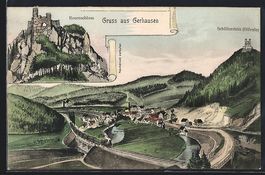 sign. Hans Pernat: Gerhausen, Rosenschlo