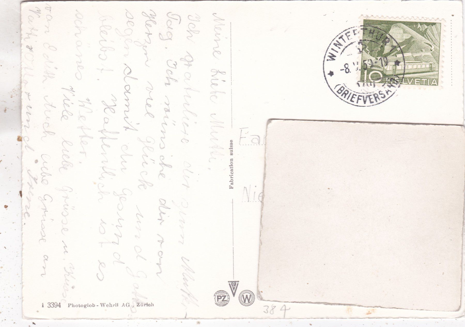 Cartoline postali: Winterthur Kantonsspital 1959 – Usato da Herisau venduto da Lisegrat2008 1