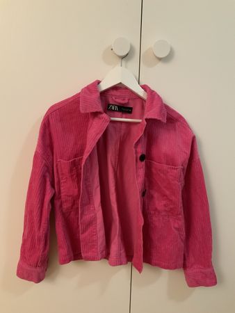 Zara Cordjacke Pink Grösse S Übergangsjacke