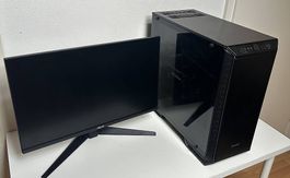 Gaming-PC + Monitor Komplett-Set.