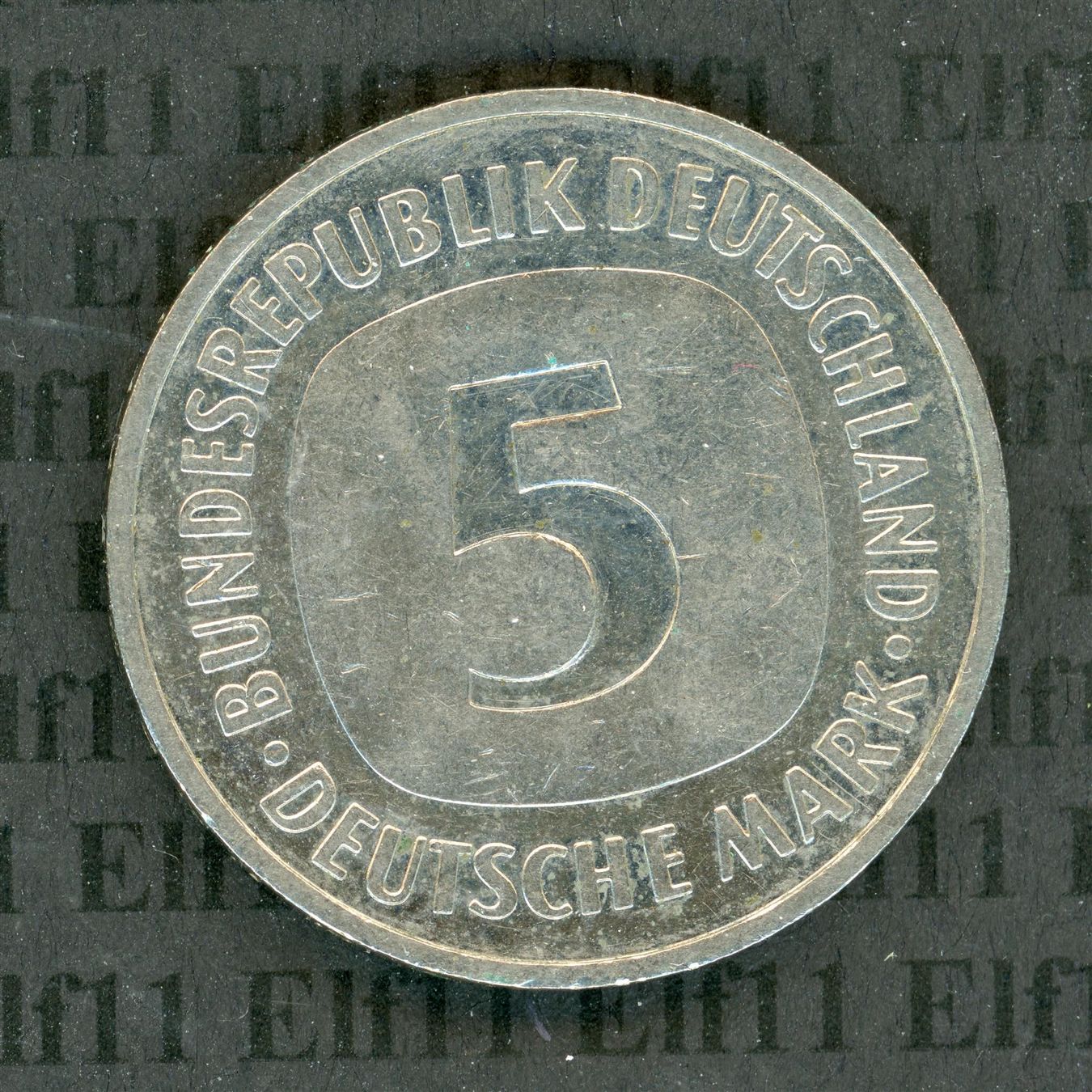 Alle Münzen: DEM___5.00 1990D vz 5 Deutsche Mark – Gebraucht aus Widnau von Elf11 1
