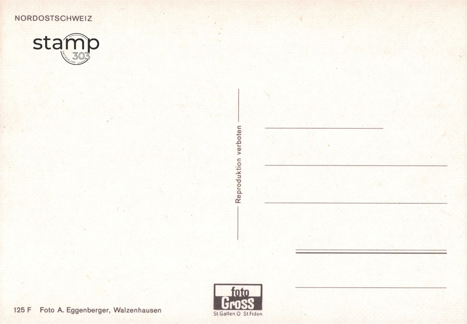 Cartoline postali: AK Gruss aus der Nordostschweiz – Usato da Eggersriet venduto da stamp303 1