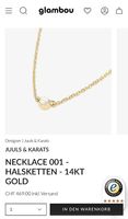 Juuls&Karats Halskette 001, 14K Gold, neuwertig & elegant!