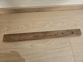 Niveau à bulle vintage en bois 221cm Exakta