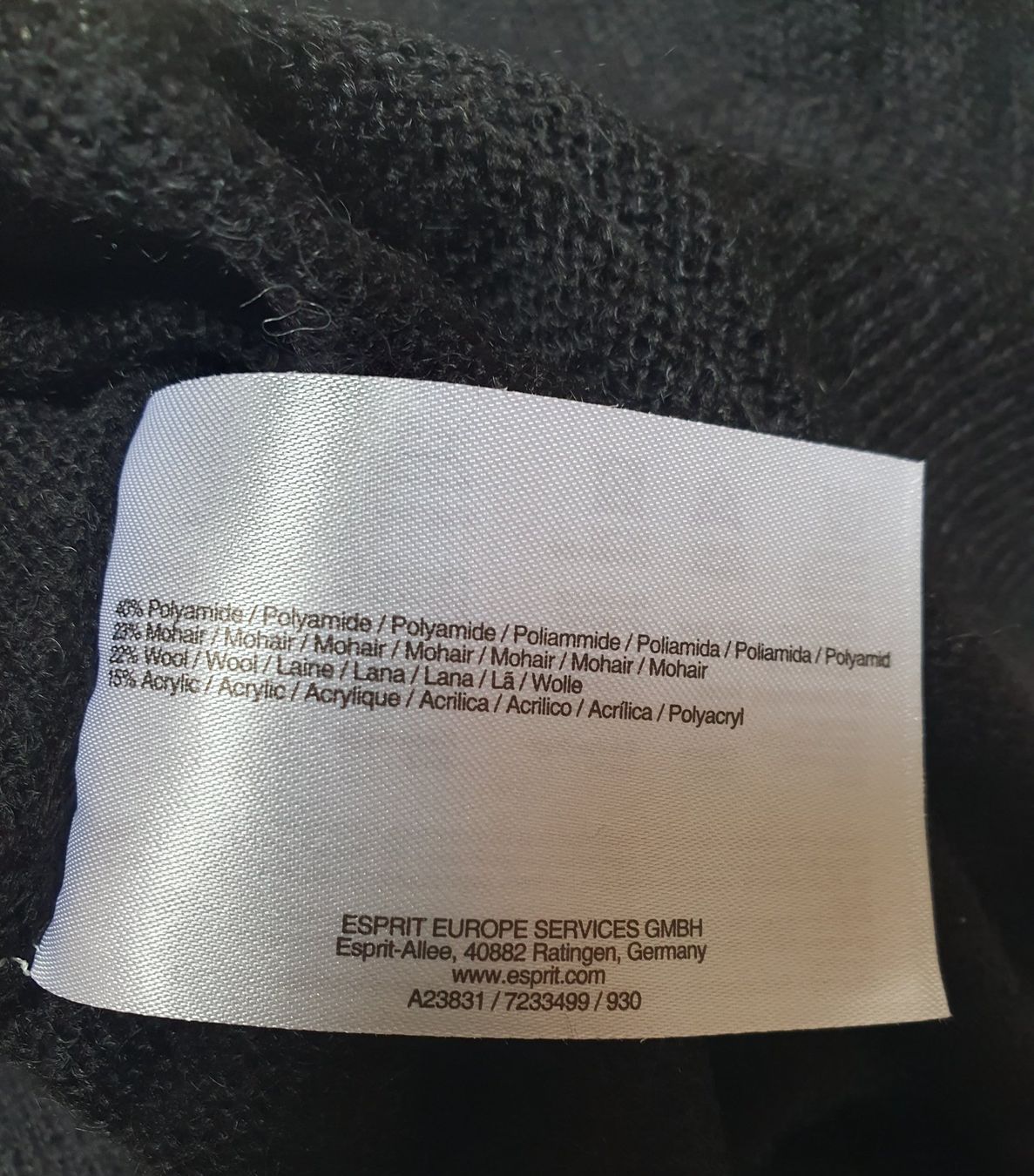 Esprit Maglioni & Felpe: Strick-Longpullover von Esprit, schwarz, Gr. S – Usato da Teufen AR venduto da pischa 2