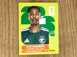 Panini FIFA World Cup 2026 Sticker Nasser Aldawsari KSA 12