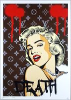 Death NYC Ltd Ed Pop Art Druck " Vuitton Roy Marilyn Monroe