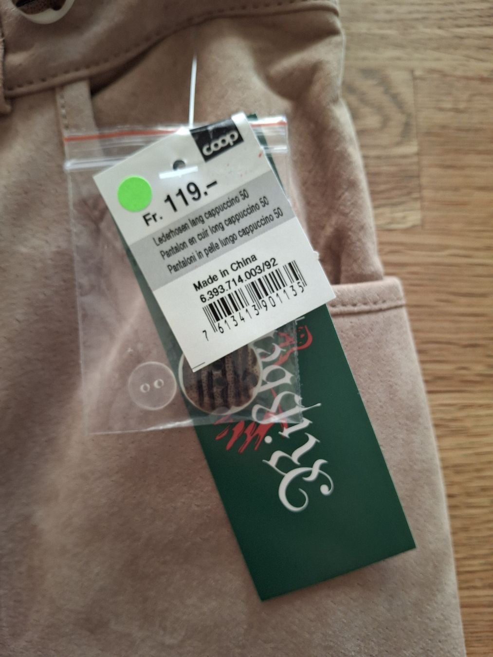 Pantaloni: Lederhosen lang Gr. 50 neu – Nuovo e nell'imballaggio originale da Zug venduto da mike.m 3