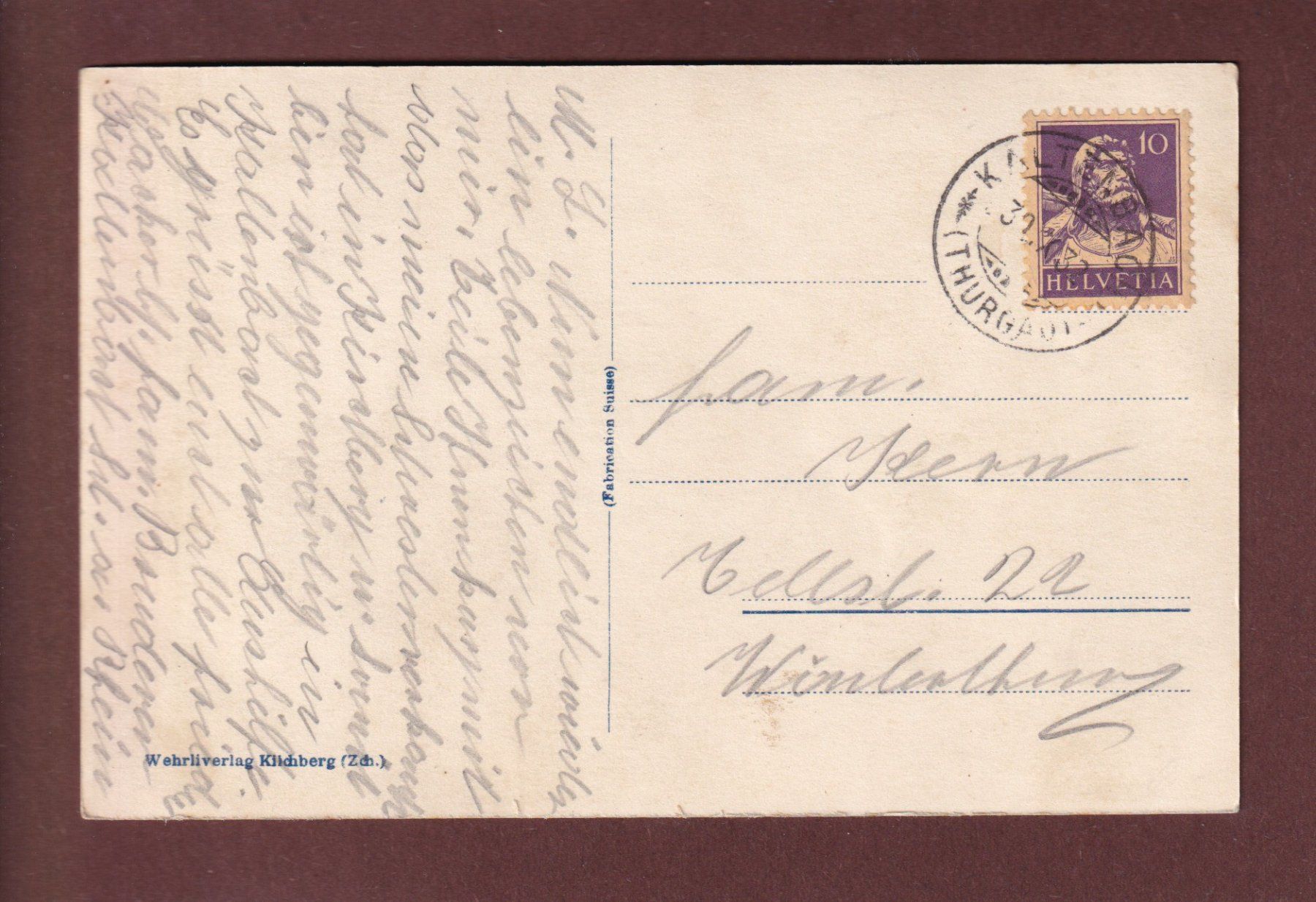 Cartes postales: STEIN AM RHEIN - 1932 – D'occasion à Pully par nicecards-shop 1