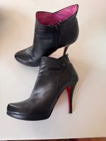 Elegante Stiefeletten, Buffalo, Leder, schwarz, Gr. 40