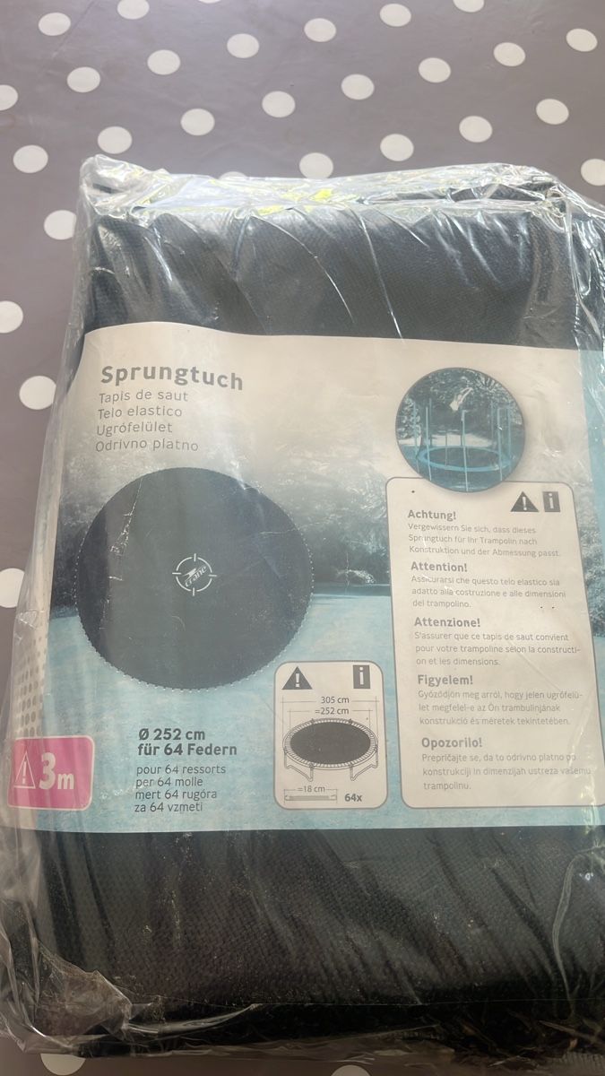 Trampolini: Tapis de saut Crane 252cm - Idéal pour trampoline! – Nuovo e nell'imballaggio originale da Noville venduto da Berlusconi55