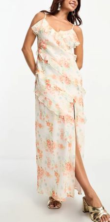 Neu - Festliches Kleid/ Sommerkleid mit Rüschen, Gr. S