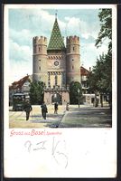 Basel, Strassenbahn vor dem Spalenthor