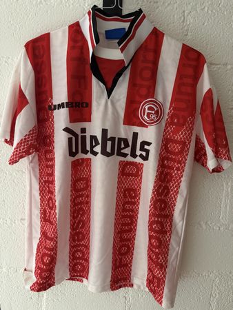 Vintage Fussball Trikot Fortuna Düsseldorf Umbro Grösse M