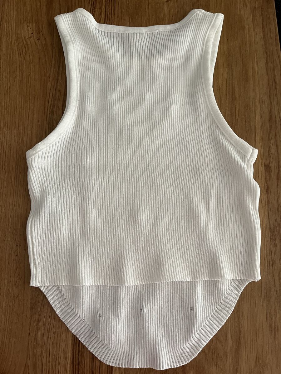 Zebra Top: weisses Top mit Glitzer – Nuovo (secondo la descrizione) da Glis venduto da jos_hj8q 2