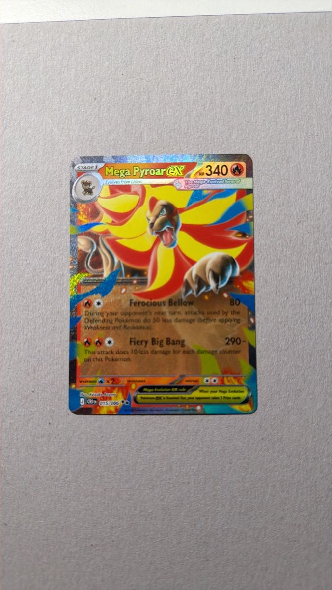 Pokémon Carte collezionabili: Pokemon Karte Mega Pyroar EX – Usato da Oberwil BL venduto da DesiShop