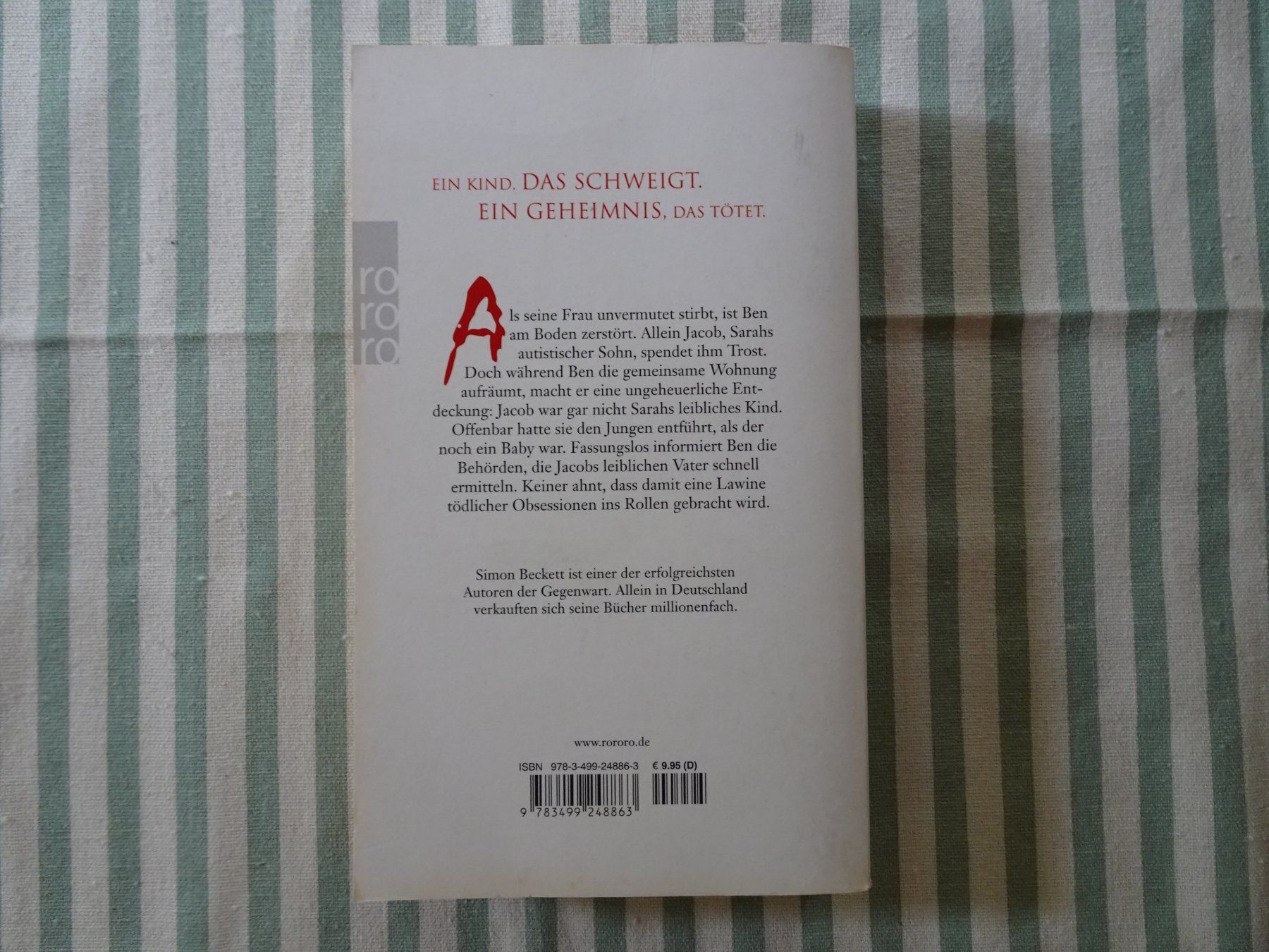 Bücher: Simon Beckett - Obsession - Roman - Thriller - T527 – Gebraucht aus Küssnacht am Rigi von Bookslove-Divers 1