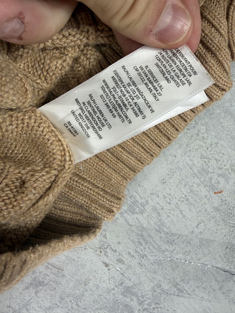 Ralph Lauren Pullover & Sweatshirts: Pull maille torsadée Polo Ralph Lauren Beige - L qr code #46 – Neu (gemäss Beschreibung) aus Hauterive NE von Leo_o 6