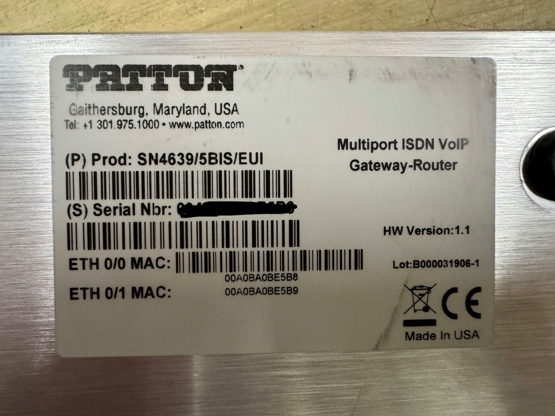 Modem & Router: SmartNode Multi-Port ISDN IAD, ToIP Integrated Access Device – Usato da Merenschwand venduto da Moesi77 1