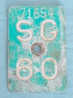 Velonummer SG 60