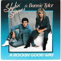 Shakin' Stevens & Bonnie Tyler - A Rockin' good way 7" Vinyl