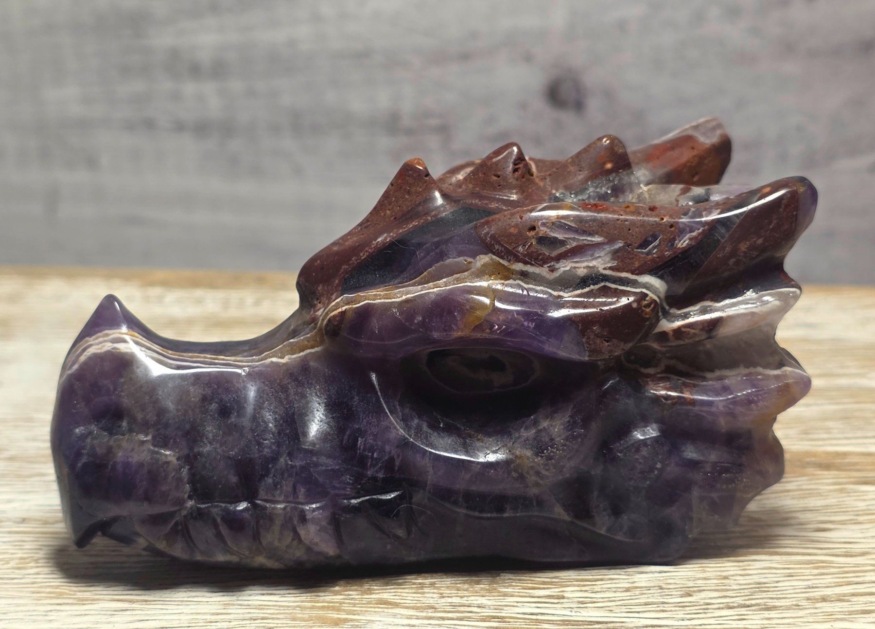 Minerali & Pietre curative: Amethyst Drachenkopf 302g – Nuovo e nell'imballaggio originale da Matzingen venduto da Shay_Crystalz 1