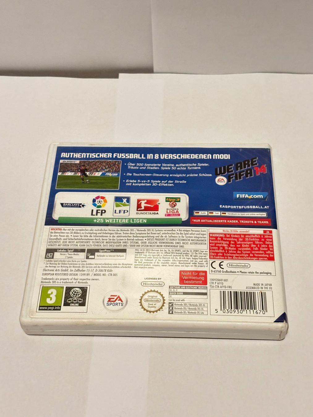 Nintendo Jeux: Nintendo 3ds FIFA 14 – D'occasion à Widnau par Puch-Garage 1