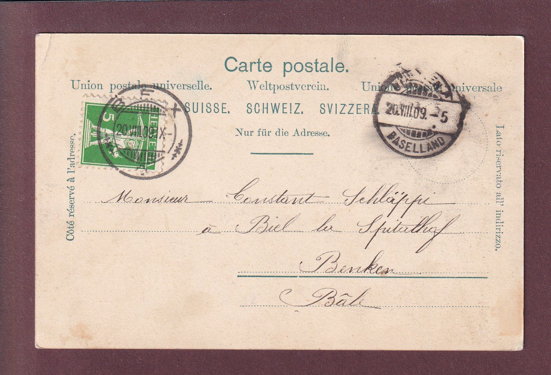 Cartes postales: Souvenir de BEX - 1909 – D'occasion à Pully par nicecards 1