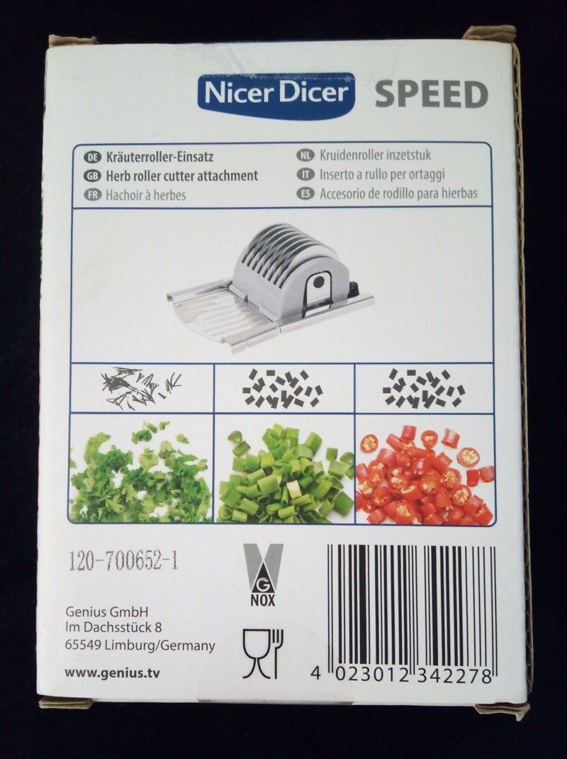 Elettrodomestici da cucina: Nicer Dicer SPEED Kräuterroller original Genius – Nuovo (secondo la descrizione) da Werdenberg venduto da EXA-Secondhand 1