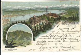 Souvenier de Uetliberg, Litho