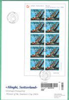 2003  FDC mit  Kleinbogen   Alinghi, Switzerland