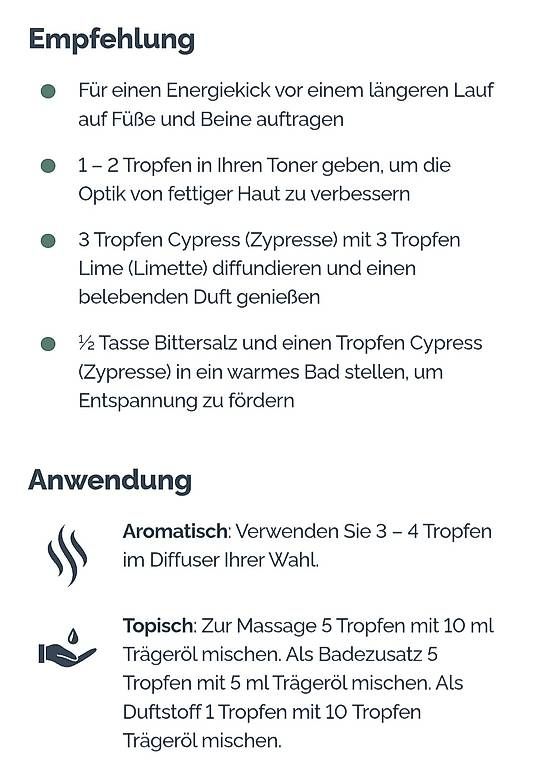 Doterra Oli essenziali: Doterra Cypress – Nuovo e nell'imballaggio originale da Lyss venduto da Infinia 3