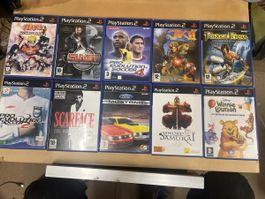 Lot de 10 jeux PlayStation 2 