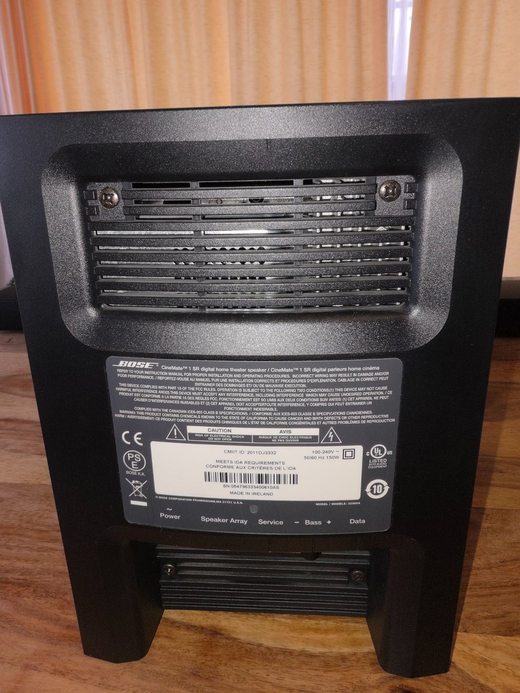 Home Cinema: Bose CineMate 1 SR home cinema speaker system – Usato da Rebstein venduto da Memo-Moonstar 5