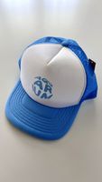 Beechfield Cap Sommer Blau Weiss Trucker Mesh Neu